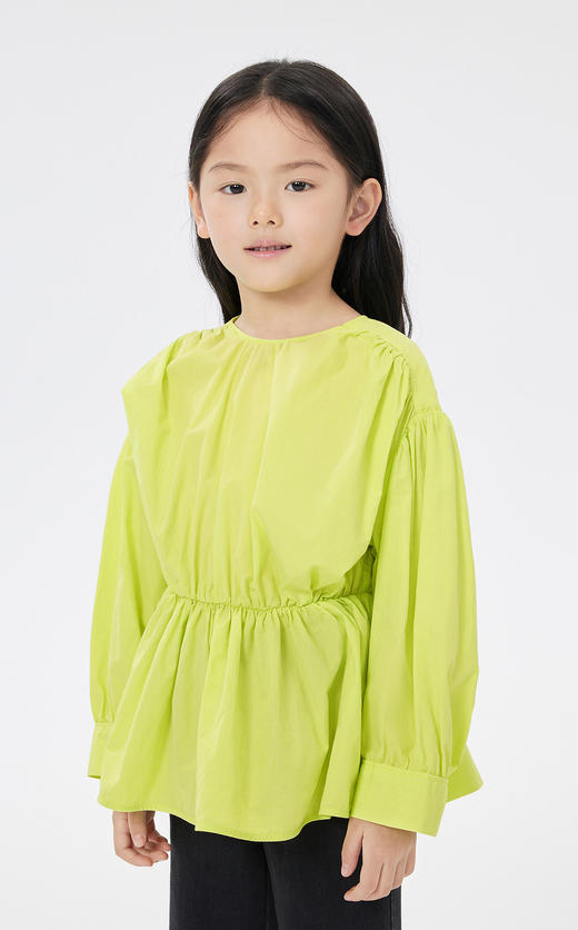 jnby  23年春款  细腻府绸H型长袖TOP  1N3211870 商品图0