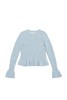 URBAN REVIVO 荷叶边浅蓝色毛衫 5814 商品缩略图4
