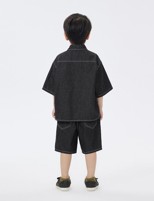 jnby  23年春款   全棉活性印染短袖衬衣  1N3213540 商品图7