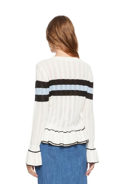 AVA 拼色条纹饰不规则上衣 5936 商品图4