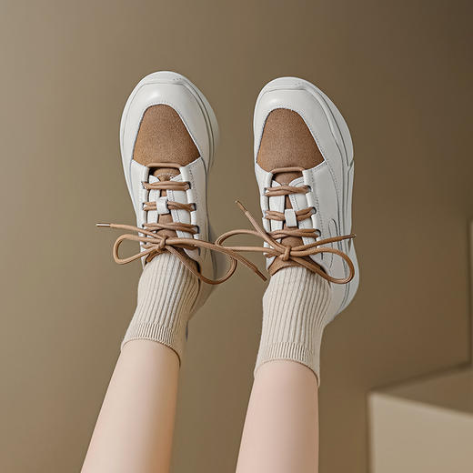 真皮百搭小白鞋，里外全皮运动休闲鞋MLD-AC1135 商品图3