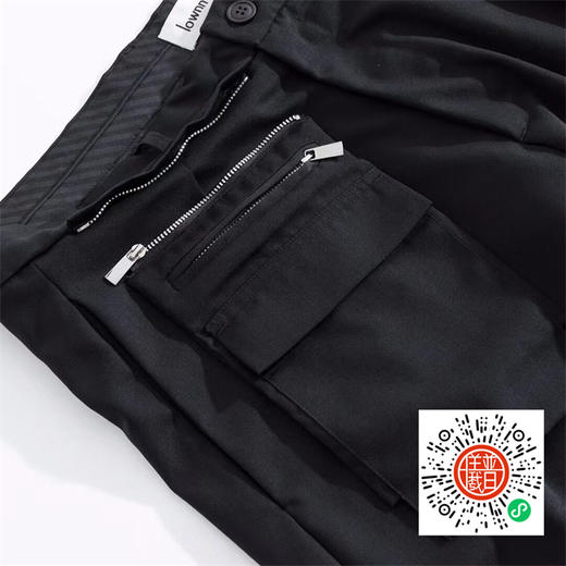 口袋西裤 西服爽滑透氣面料 男款短裤 商品图3