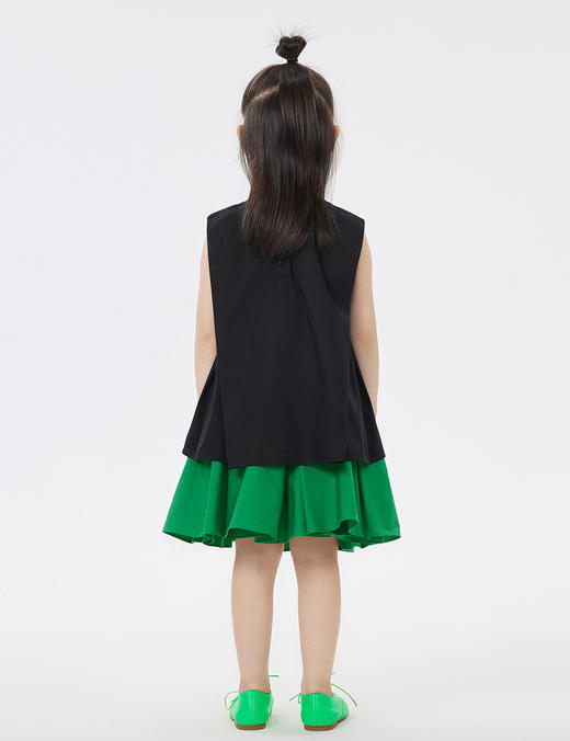 jnby  23年春款  府绸细腻短款百褶腰裙  1N3D13420 商品图6