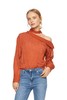 NOIR 橙色露肩挂脖上衣 5363 商品缩略图0