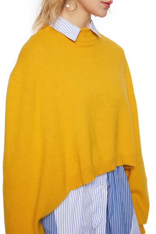 EMC亿美丞 黄色蝙蝠袖短毛衣 4999 商品图5