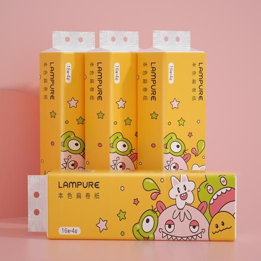 蓝漂Lam pure 竹浆本色卷纸16卷LP-26205 商品图4