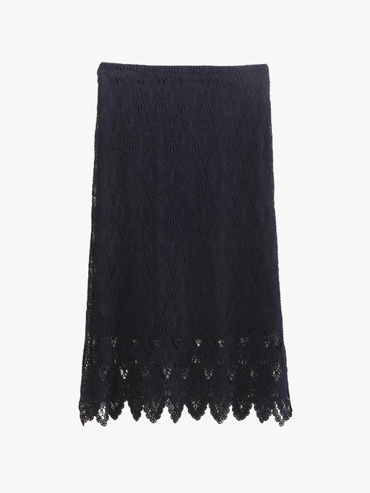 玳莎蕾丝鱼尾裙女 优雅百搭镂空设计感半身裙  DA34304 商品图4
