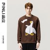 PINLI品立春季新款男士贴布绣圆领套头休闲卫衣潮BG231109028 商品缩略图6