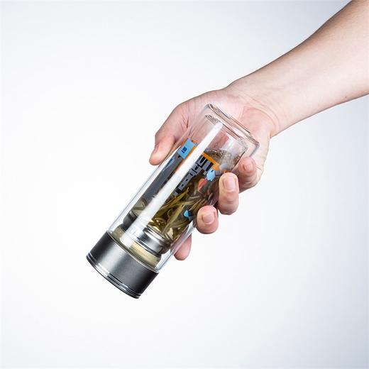 璃海匠心尚德玻璃博物馆商旅郎才女貌双层玻璃对杯300ml 商品图5