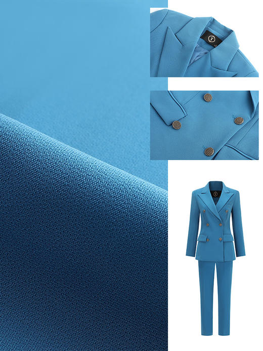 AD克莱因蓝高级感西服正装女秋冬职业装气质女神范总经理西装套装 商品图3