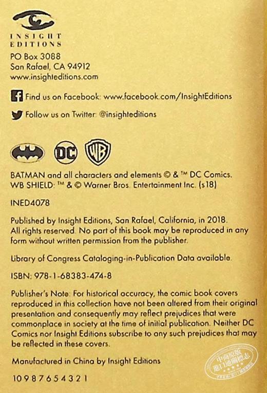 【中商原版】DC漫画：侦探漫画经典封面完整版卷1（小书） 英文原版 DC Comics: Detective Comics: The Complete Covers Vol. 1 商品图8