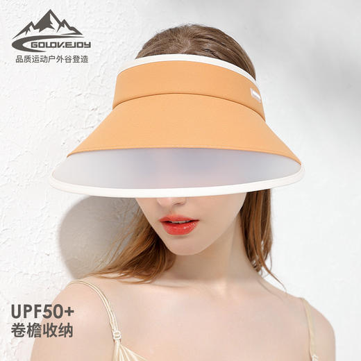 【运动户外】夏季防晒遮阳帽女士加大帽檐吸汗透气空顶帽 商品图1