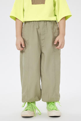 jnby 23年春款   棉麻细腻柔软束脚长裤  1N3E13900