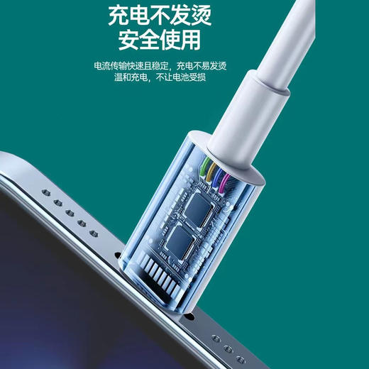 20w闪充pd数据线快充od3.8充电不弹窗i0s系统苹果系统数据线 商品图1