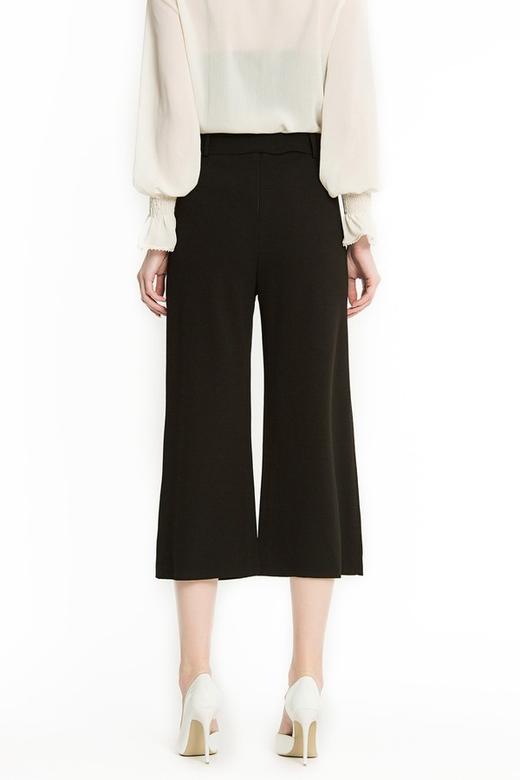 SINGLY 黑色九分直筒西装裤 1187 商品图2