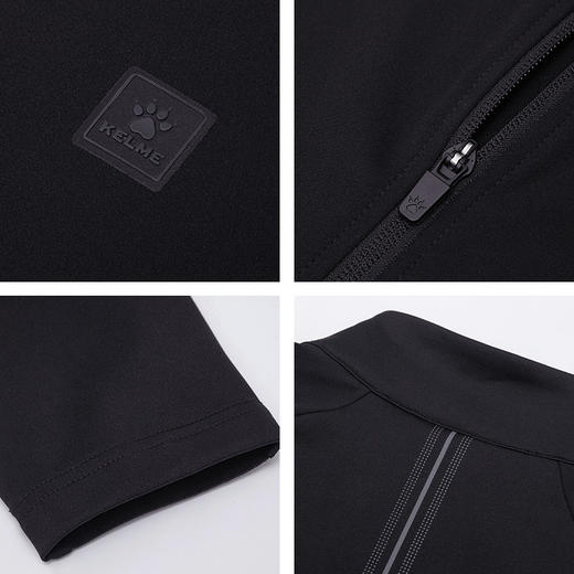 KELME卡尔美针织立领外套男春季新开衫高弹健身透气运动上衣 商品图5