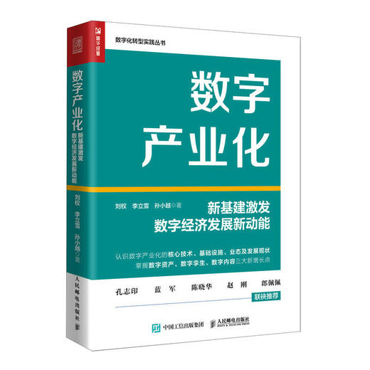 数字产业化：新基建激发数字经济发展新动能 赛迪研究院刘权博士团队作品数字资产数字孪生数字内容5G工业互联网 商品图1