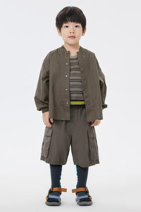 jnby 23年春款   全棉户外风格长袖衬衣  1N3214220