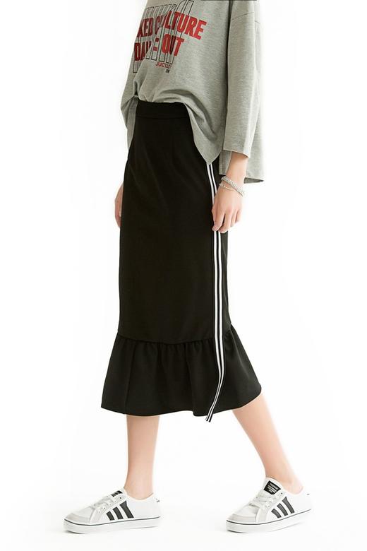 JUCY JUDY 荷叶边包臀一步裙 1239 商品图1