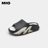 MIO米奥夏季拼色松糕厚底一字拖时尚潮流防滑居家情侣拖鞋男款M233132502 商品缩略图1
