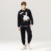 PINLI品立春季新款男士贴布绣圆领套头休闲卫衣潮BG231109028 商品缩略图1