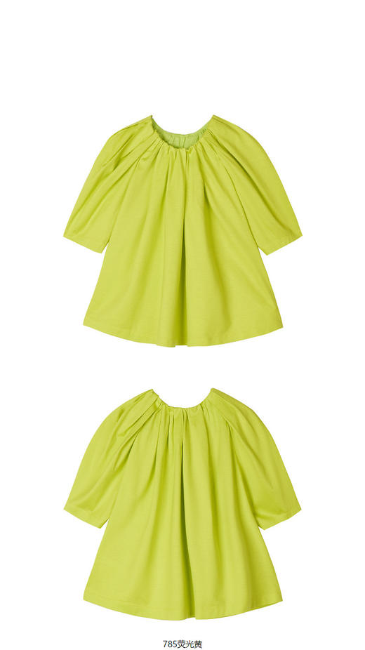 jnby  23年春款  褶皱领口短袖T恤  1N3113210 商品图9