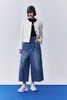 高腰阔腿牛仔裤 商品缩略图0