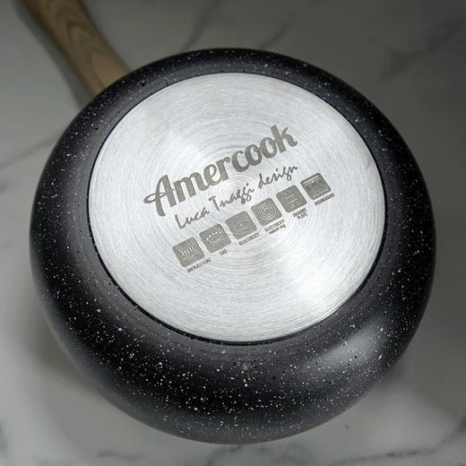 猫太推荐——精致小巧 超快不糊锅 AMERCOOK 阿米尔别致系列小球锅 多功能汤锅+煎锅套装 商品图3