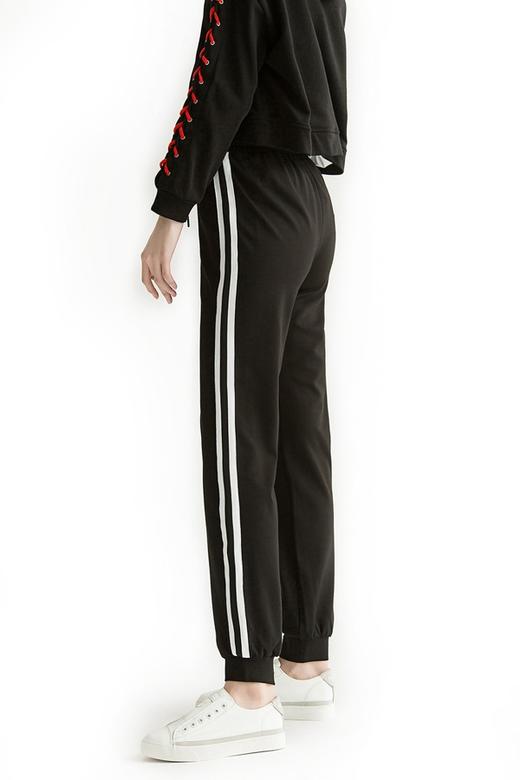 SINGLY 撞色条纹收脚运动裤 1197 商品图1