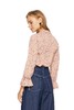 SUMMER & SAGE 粉色印花喇叭袖上衣 5598 商品缩略图1
