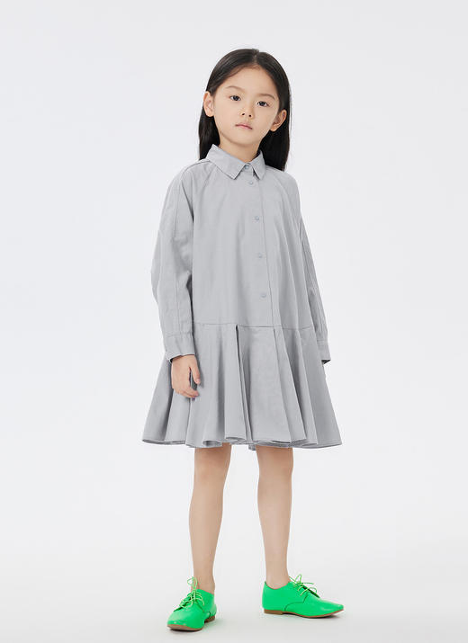 jnby  23年春款   全棉微皱牛津布材质长袖连衣裙  1N3G11300 商品图8