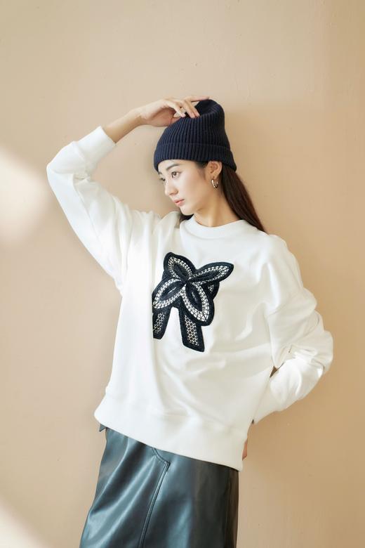 蕾丝拼皮半裙 商品图2