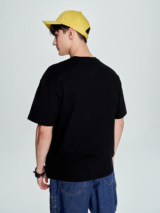 LEE 新品舒适印花圆领男女同款短袖T恤LUT0051013RX 商品图2