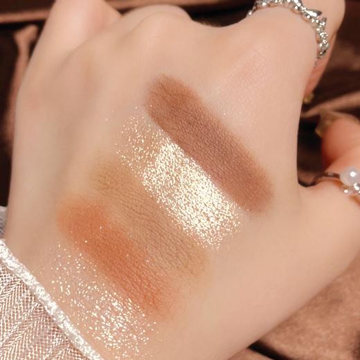 CALLCALL LING六色珍珠浮雕眼影ins超火哑光细闪大地色系学生眼影 商品图3