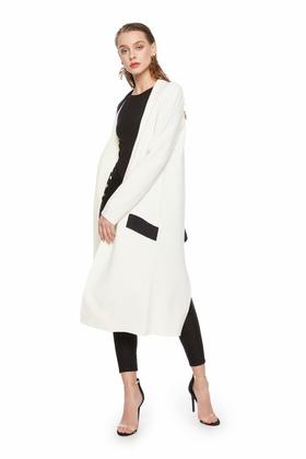 AVA 不规则衣领撞色外套 5662