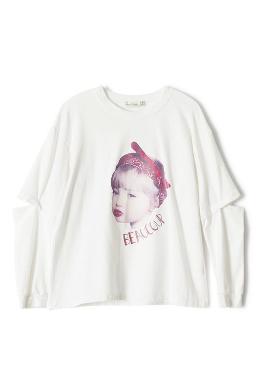 SUMMER & SAGE 人物印花开口T恤 5920 商品图4