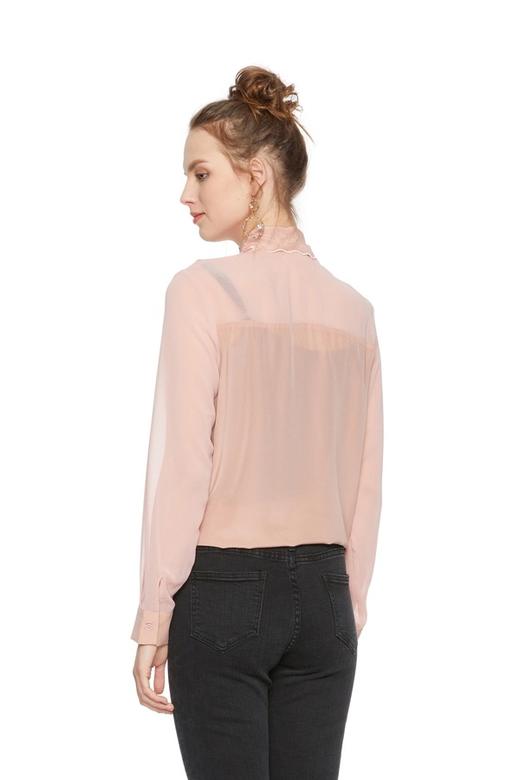 OCTAVIA 荷叶边饰半透明衬衣 5356 商品图1