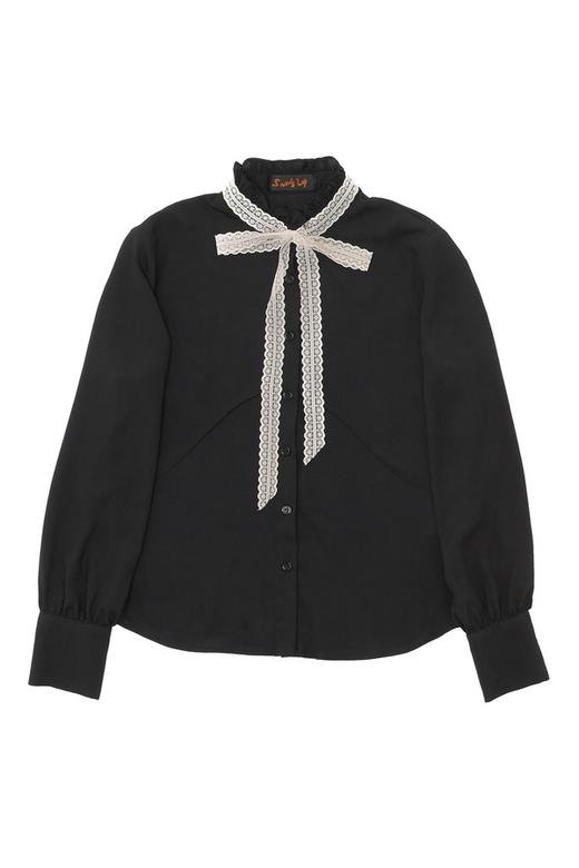 SINGLY 蝴蝶结装饰高领上衣 1192 商品图3