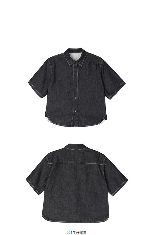 jnby  23年春款   全棉活性印染短袖衬衣  1N3213540 商品图8