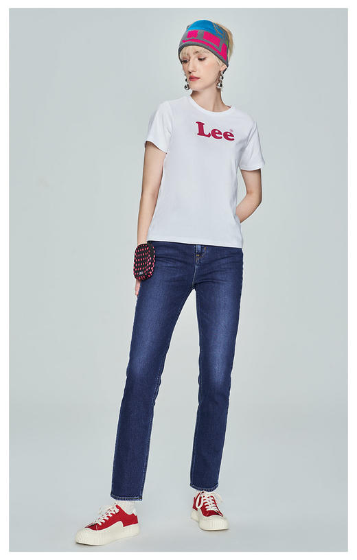LEE新品标准版印花套头多色女短袖T恤LWT0052753RT 商品图3