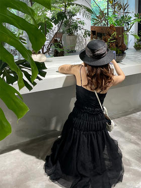 年终特惠  不退不换！！！草木芳华吊带纱裙