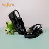 Safiya/索菲娅 新潮设计感2023年春季新款洞洞包头后空小众粗跟凉鞋 SF32115001 商品缩略图3