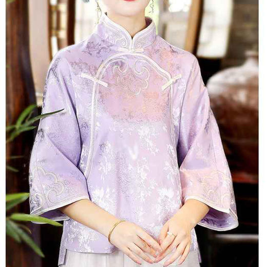 裁缝学苑AS03新款复古盘扣衬衫纸样 女装设计感小众法式上衣打板 商品图2