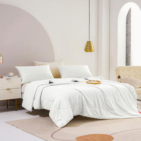  2026「农科5号双宫茧桑蚕丝 长丝棉」钱皇 花时白 桑蚕丝被 冬被子母被 一床盖四季