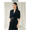 VIMAGE纬漫纪春季新款时尚百搭短款外套女V1903523 商品缩略图2