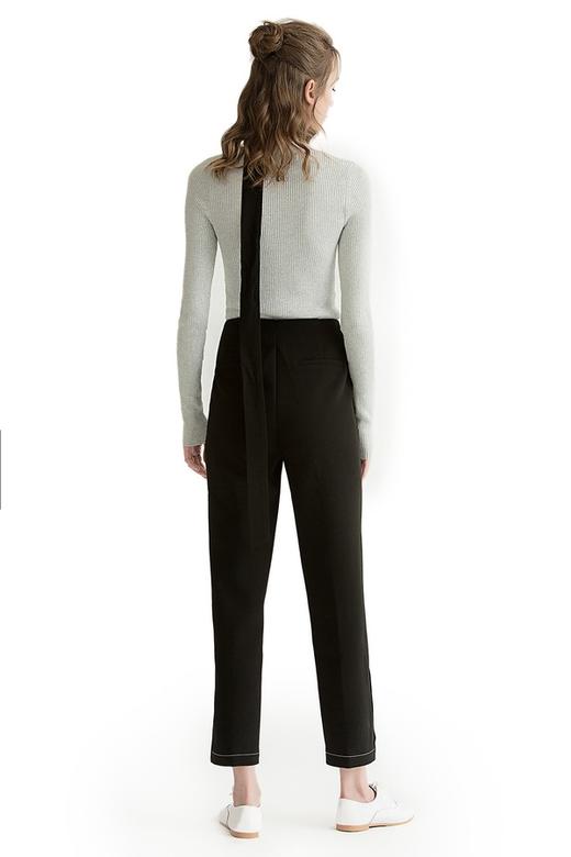 JUCY JUDY 浅灰色亮丝修身上衣 1242 商品图3