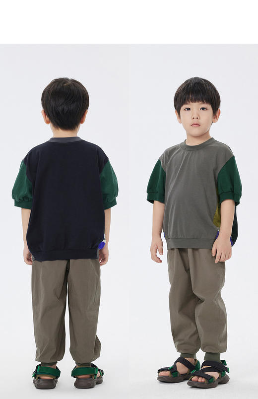 jnby  23年春款  弹力府绸束脚长裤  1N3E12790 商品图8