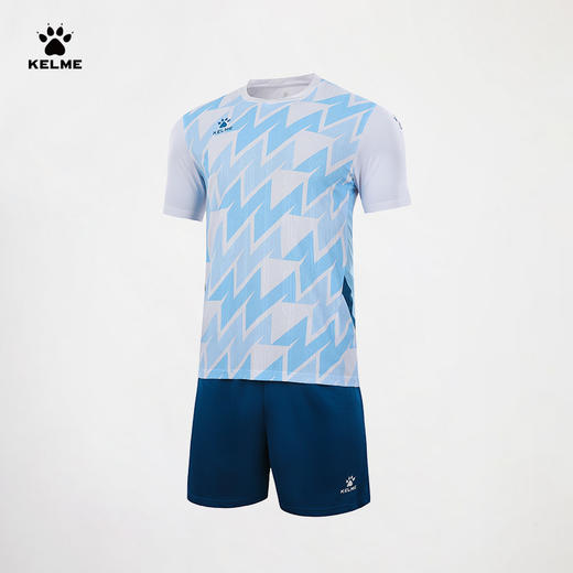 卡尔美夏季撞色足球运动服套装 商品图0