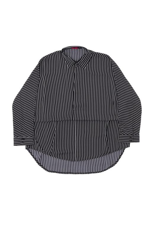 AVA 不规则黑白条纹衬衫 5696 商品图4