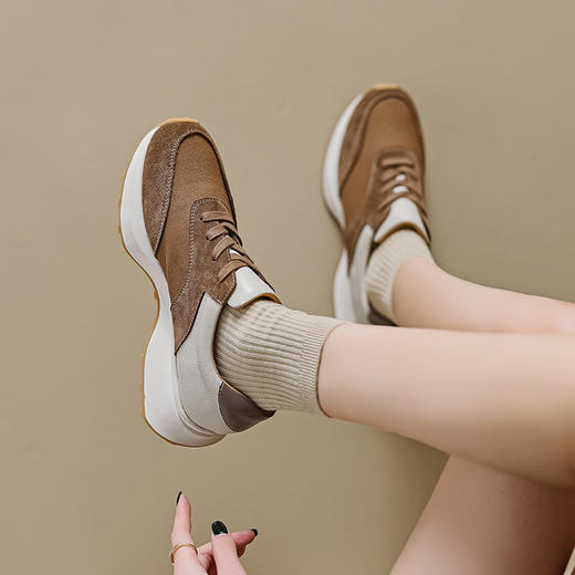 运动休闲，里外全皮拼色细带厚底阿甘鞋MLD-AC1137 商品图11